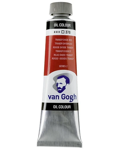 Huile van gogh  rouge oxyde transparent - 40ml série 2