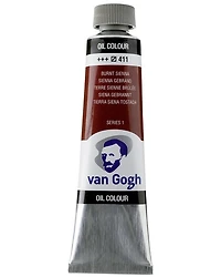 Huile van gogh terre de sienne brûlée