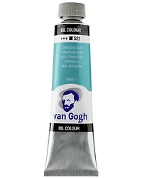 Huile van gogh bleu turquoise