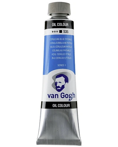 Huile van gogh bleu céruléum phtalo