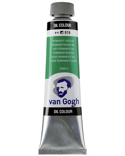 Huile van gogh  vert permanent foncé - 40ml série 2