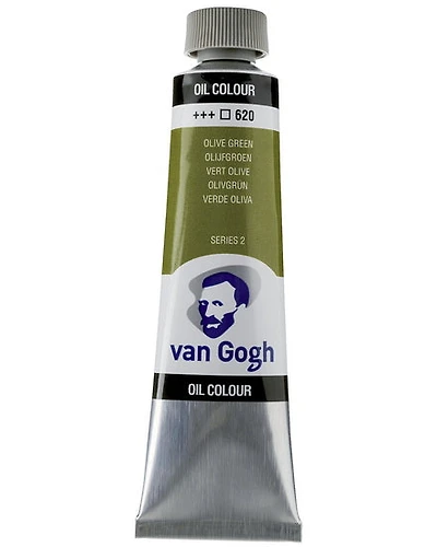 Huile van gogh vert olive