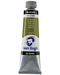 Huile van gogh vert olive