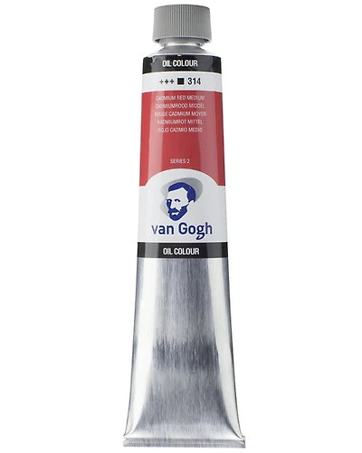 Huile van gogh  rouge cadmium moyen - 200ml série 2