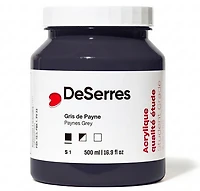 Acrylique étude gris de paynes