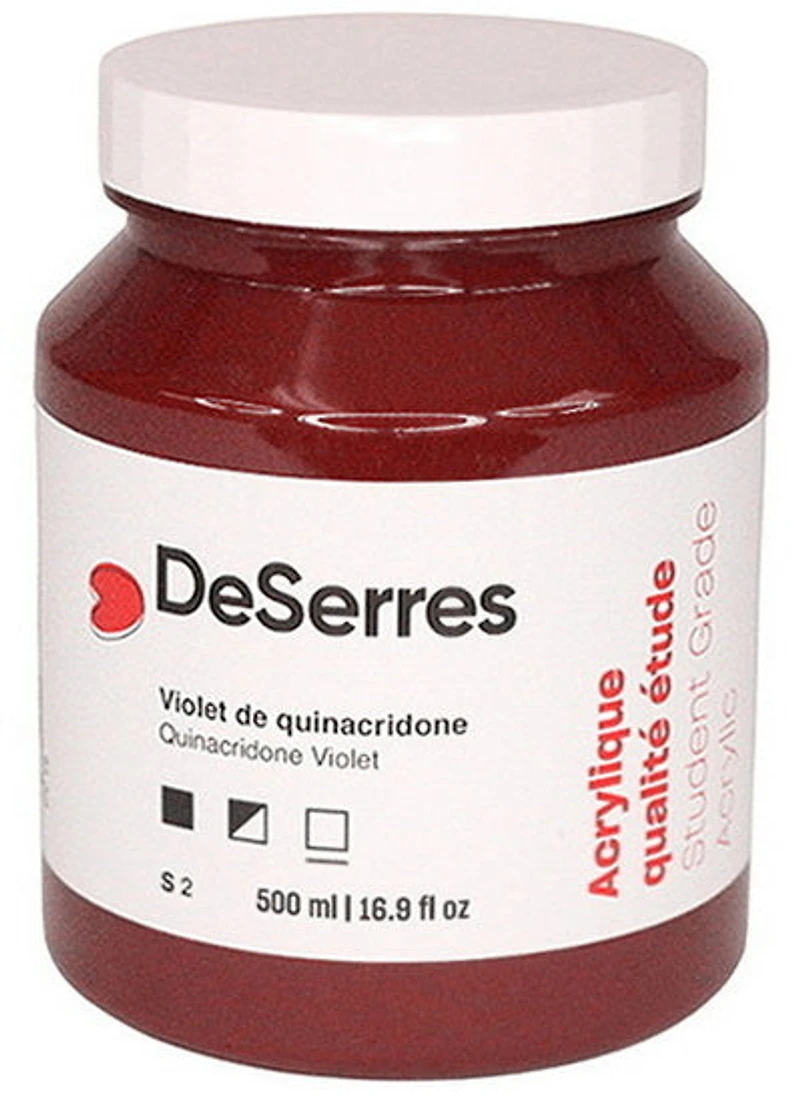 Acrylique étude violet quinacridone