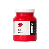 Acrylique étude teinte oxyde rouge