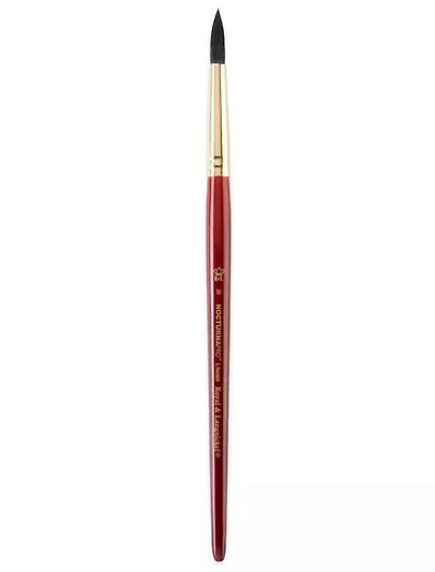 Pinceau nocturna rond à manche court #10