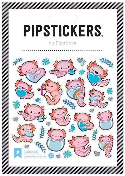 Autocollants Axolotl amusants