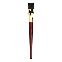 Pinceau nocturna lavis carré à manche court 3/4po