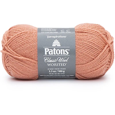 Classic wool yarn #4 - 100g - coral peach