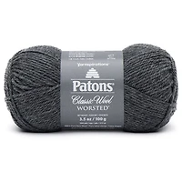 Classic wool yarn #4 - 100g - dark gray mix