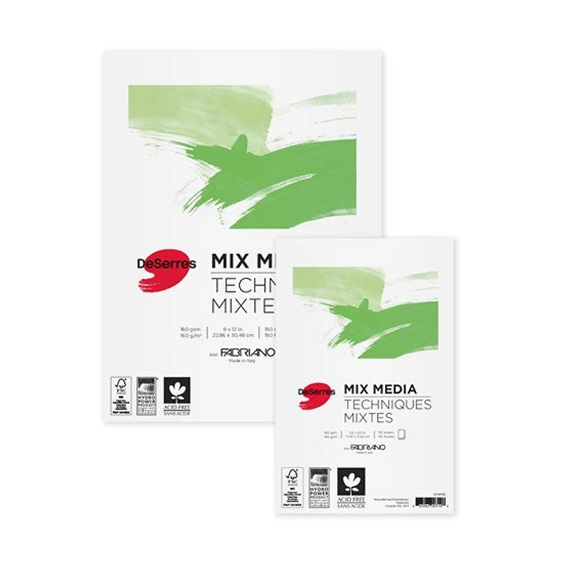 Bloc techniques mixtes - 75gsm - 14x17po (75f)