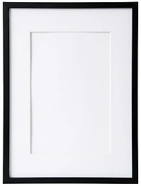 Cadre photo en bois noir