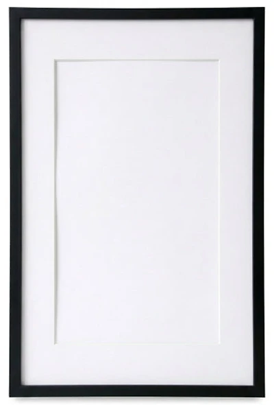 Cadre photo en bois noir - 11x17po
