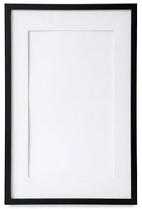 Cadre photo en bois noir - 11x17po