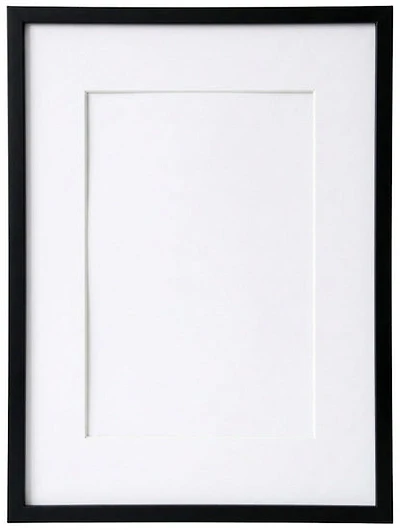 Cadre photo en bois noir - 12x18po pp 9x12po