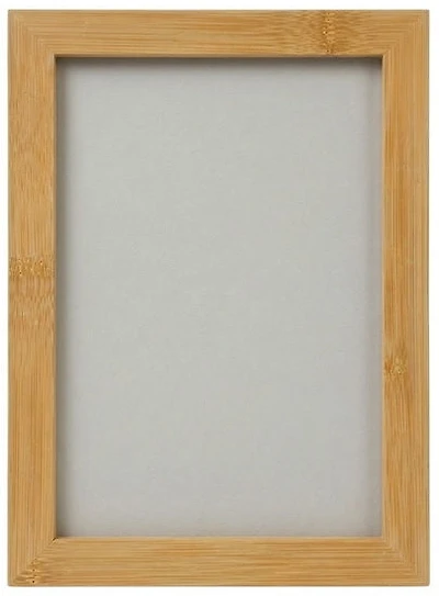 Cadre photo en bambou naturel - 3x4po