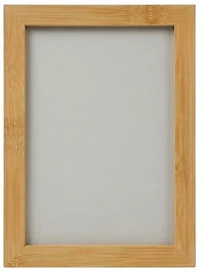 Cadre photo en bambou naturel - 3x4po