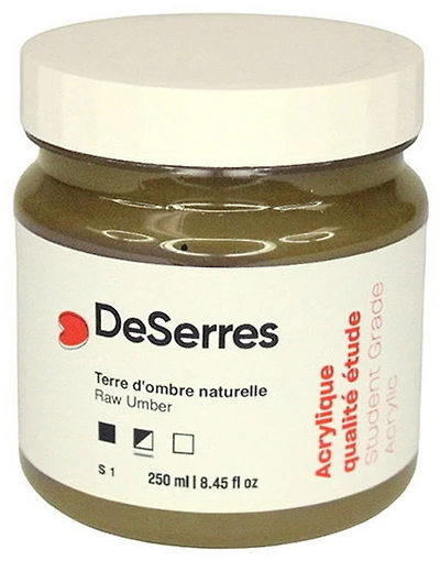 Acrylque étude terre d'ombre naturelle - 250ml