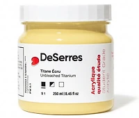 Acrylique étude titane écru
