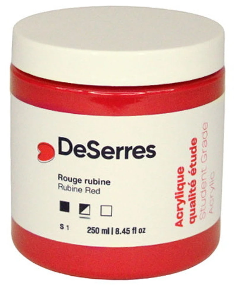 Student Acrylic Rubine Red - 250ml