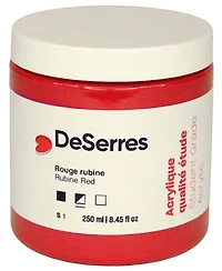 Student Acrylic Rubine Red - 250ml