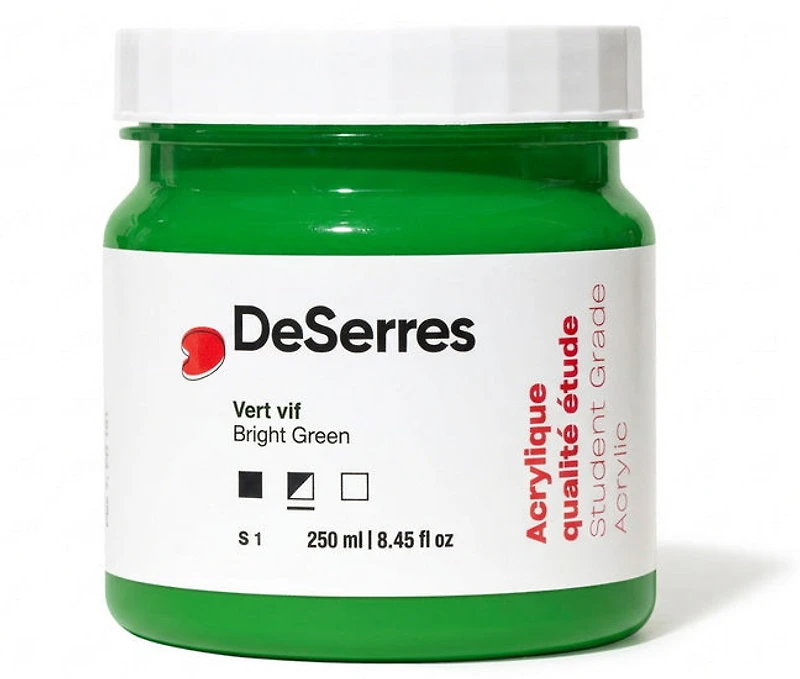 Student Acrylic Bright Green - 250ml