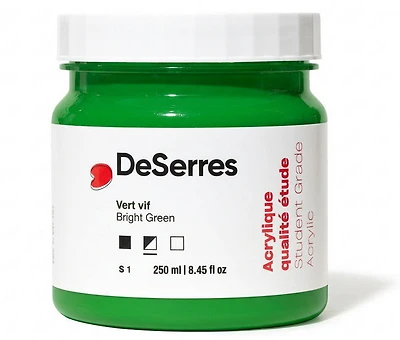 Student Acrylic Bright Green - 250ml