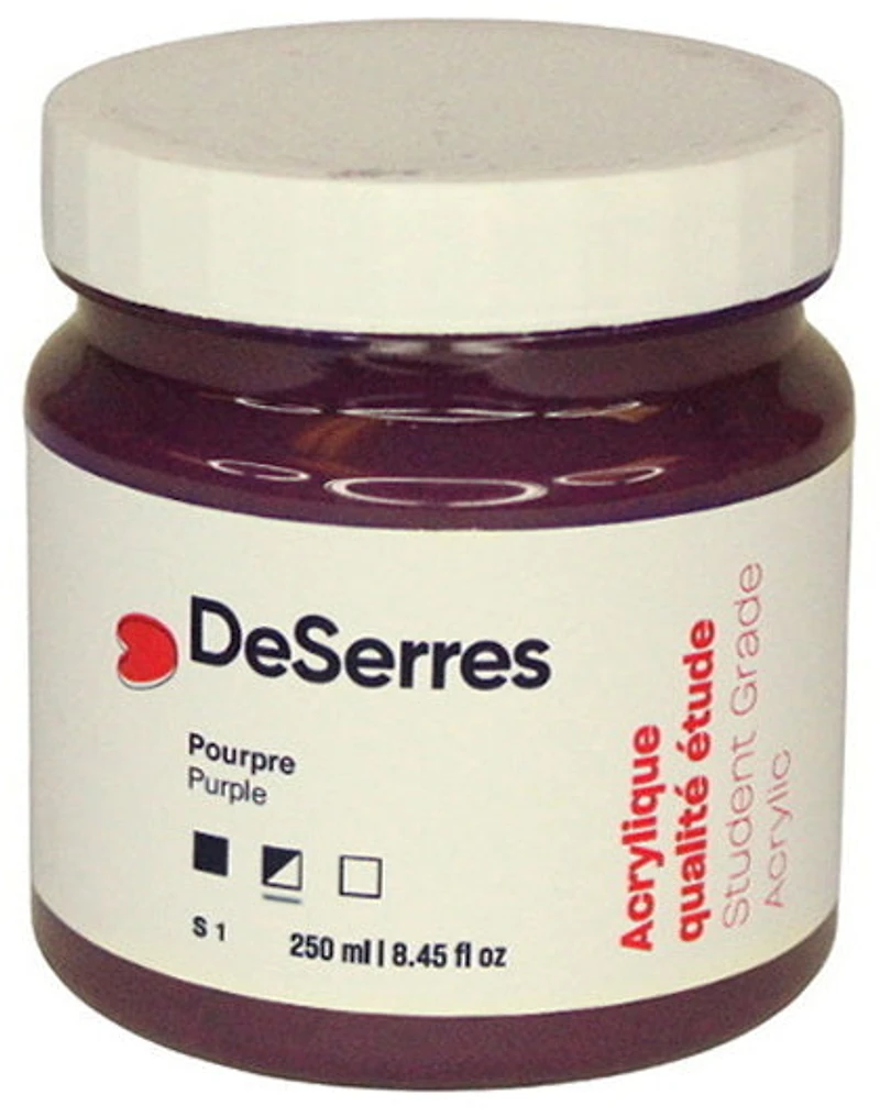 Acrylique étude pourpre