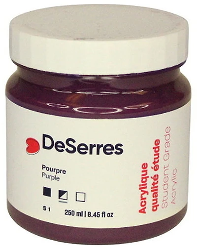 Acrylique étude pourpre