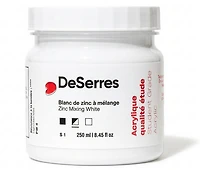 Acrylique étude blanc de zinc