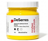 Acrylique étude jaune cadmium foncé imitation