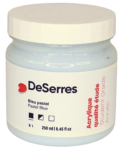Acrylique étude bleu pastel - 250ml