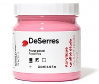 Acrylique étude rouge pastel - 250ml