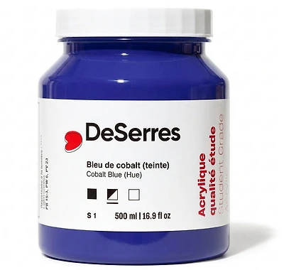 Student Acrylic Cobalt Blue Hue - 500ml