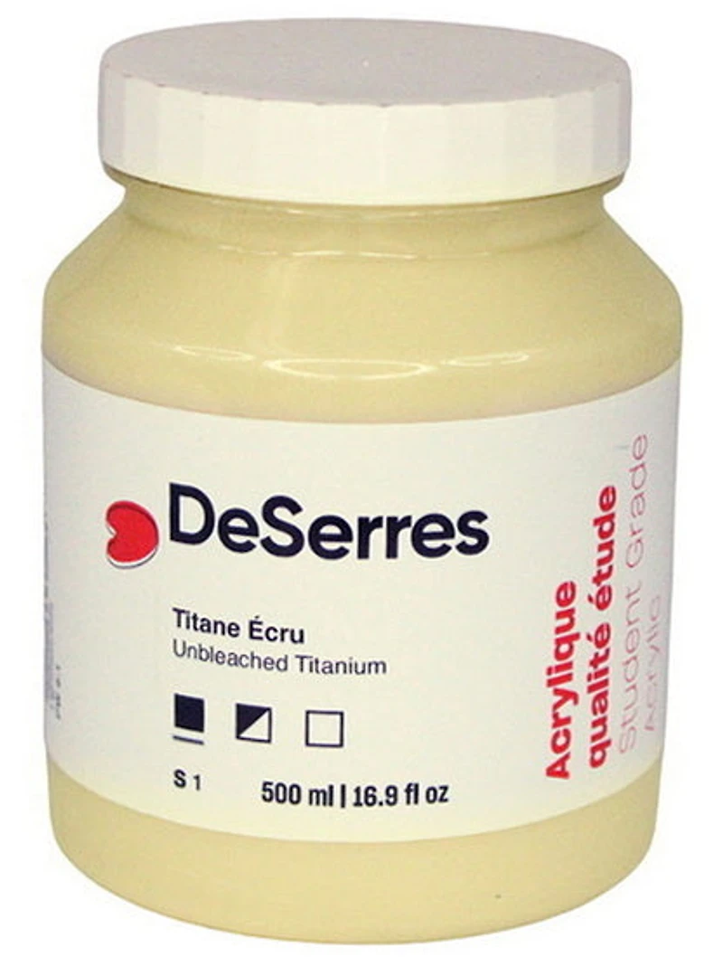 Acrylique étude titane écru - 500ml