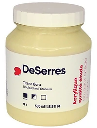 Acrylique étude titane écru - 500ml