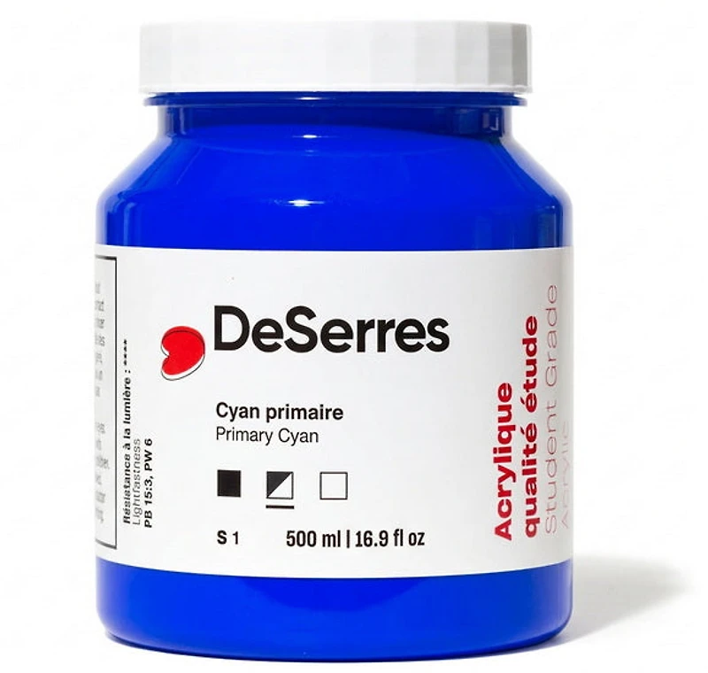 Student Acrylic Primary Cyan - 500ml