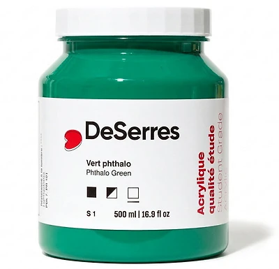 Student Acrylic Phthalo Green - 500ml
