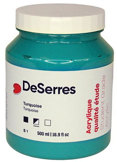 Acrylique étude 500ml -turquoise