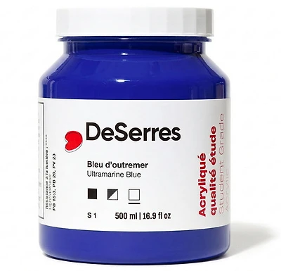 Student Acrylic Ultramarine Blue - 500ml