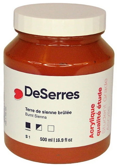 Student Acrylic Burnt Sienna