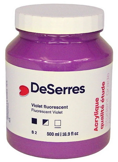 Acrylique étude violet fluorescent - 500ml
