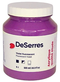 Acrylique étude violet fluorescent - 500ml