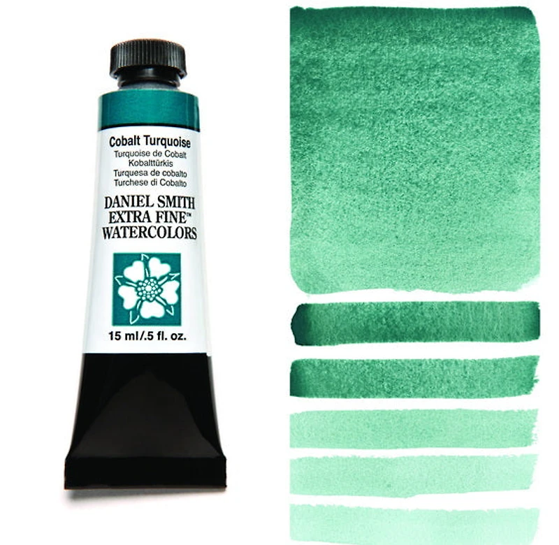 Aquarelle tube turquoise de cobalt s3 - 15ml