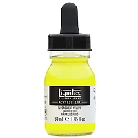 Encre acrylique jaune fluo - 30ml