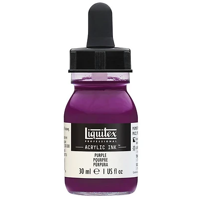 Encre acrylique pourpre - 30ml
