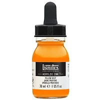 Encre acrylique jaune profond - 30ml