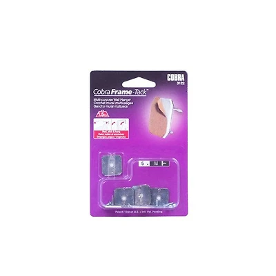 Set of Frame-Tack® Hangers - Medium, Zinc